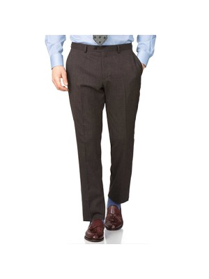 Brown Stripe Workwear Trouser